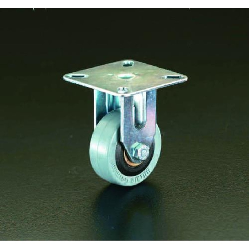 エスコ EA986GG-75 75mmキャスター(固定金具) 1個（ご注文単位1個）【直送品】