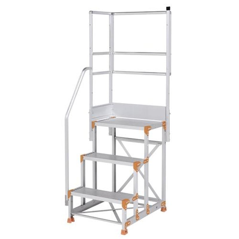 エスコ EA903BW-83 正面付片手すり(3・4段用/EA903BW-31・-41用 1個（ご注文単位1個）【直送品】