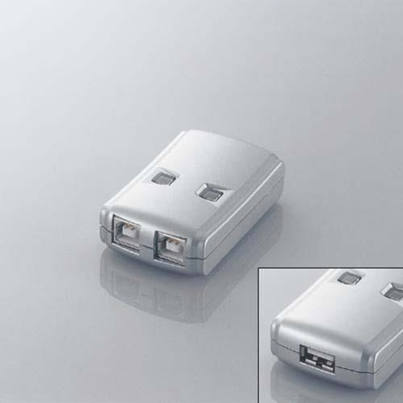 エスコ EA764AE-58 USB2.0対応ディスプレイ切替器(最大2台) 1個(ご注文単位1個)【直送品】