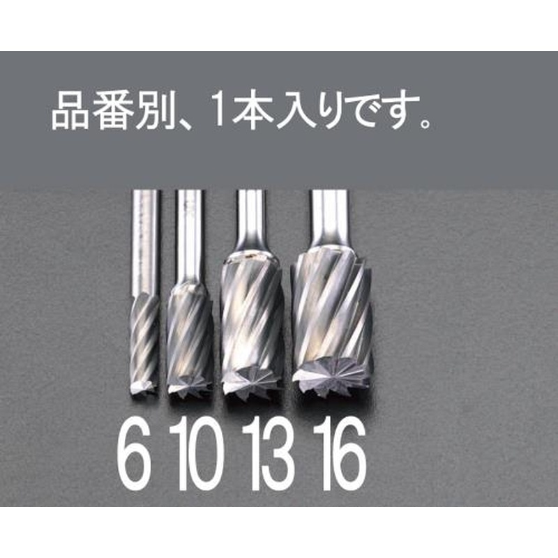 エスコ EA819JW-10 10x19mm超硬カッター(アルミ用/EndCut) 1個(ご注文単位1個)【直送品】