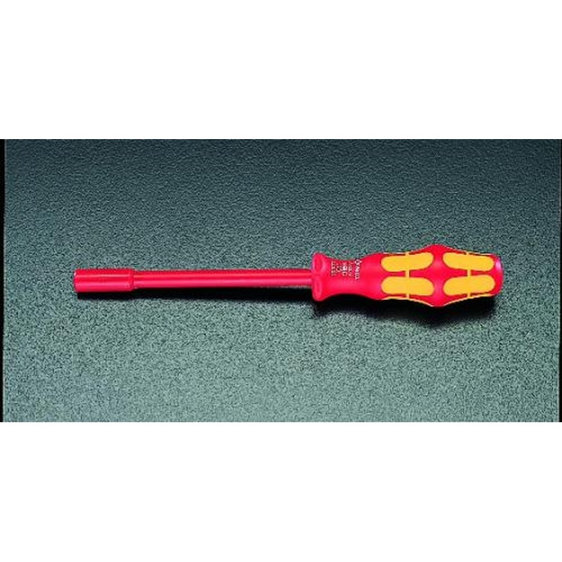 エスコ EA565BC-8 8.0x125mm［Nut]ドライバー(絶縁) 1個（ご注文単位1個）【直送品】