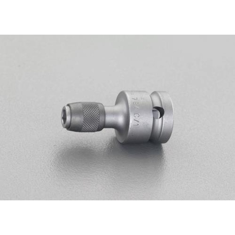 エスコ EA611AX-4 1/4”Hex-1/2”DRクイックアダプター 1個（ご注文単位1個）【直送品】