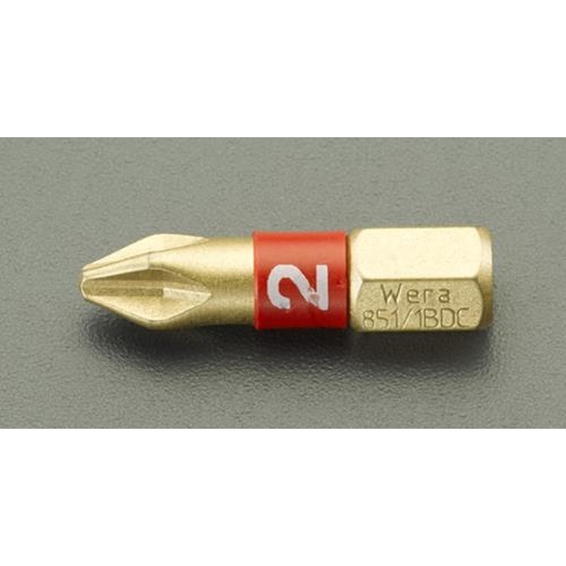 エスコ EA611A-51 #1x25mm［＋]ドライバービット(ダイヤモンド付) 1個（ご注文単位1個）【直送品】