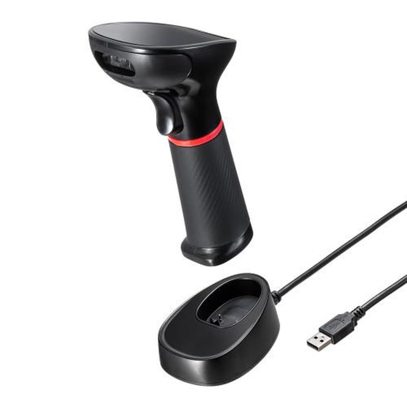 エスコ EA764DA-18 2次元バーコードリーダー(ワイヤレス/充電クレードル) 1個(ご注文単位1個)【直送品】