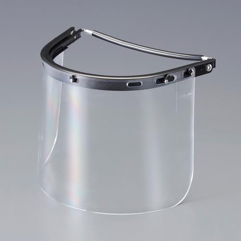 エスコ EA800PA-53 フェイスプロテクター(ヘルメット取付型/ポリカーボネート) 1個(ご注文単位1個)【直送品】