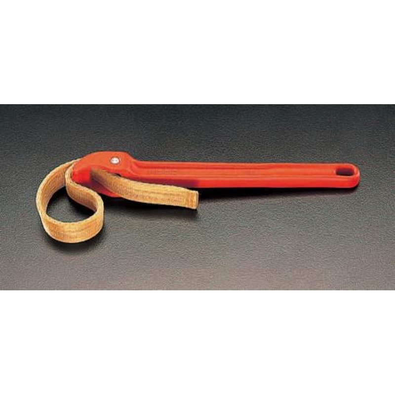 エスコ EA546YB-5 125mmストラップレンチ(プラスチック管用) 1個（ご注文単位1個）【直送品】