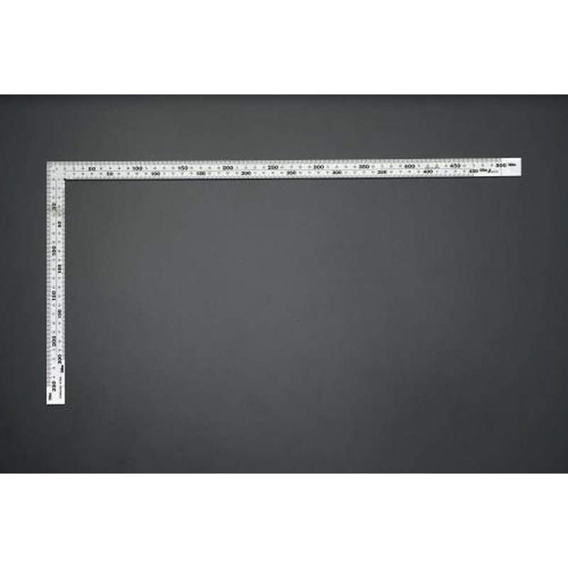 エスコ EA720WA-50 250x500mm幅広シルバー曲尺 1個(ご注文単位1個)【直送品】