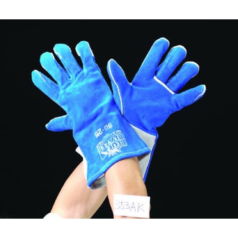 エスコ EA353AK[フリー]355mm手袋・溶接作業用(牛革) 1個（ご注文単位1個）【直送品】