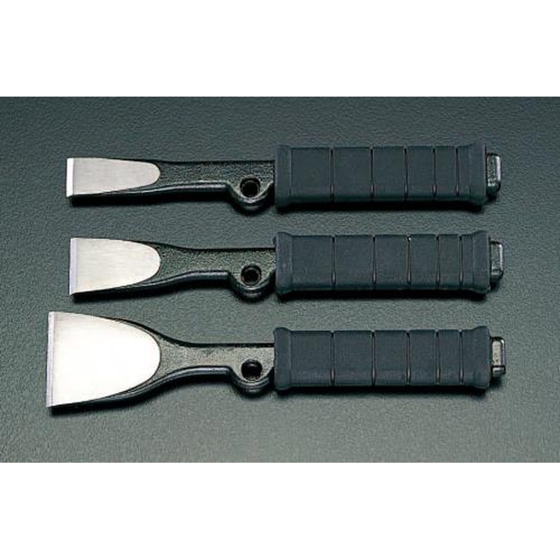 エスコ EA572CJ 3本組フラットチゼル 1個（ご注文単位1個）【直送品】