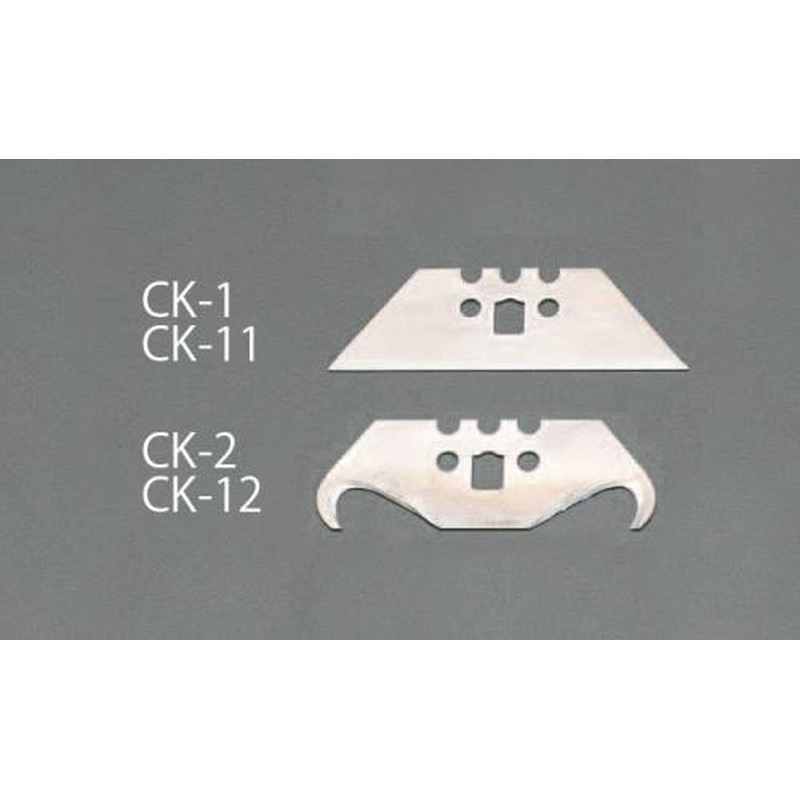 エスコ EA589CK-1 ナイフ替刃(鋭刃/5枚) 1個(ご注文単位1個)【直送品】