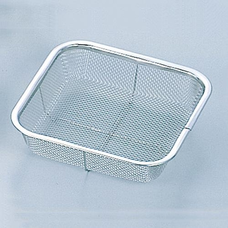 エスコ EA992C-171 135x135x45mmミニ角ざる(ステンレス製) 1個（ご注文単位1個）【直送品】