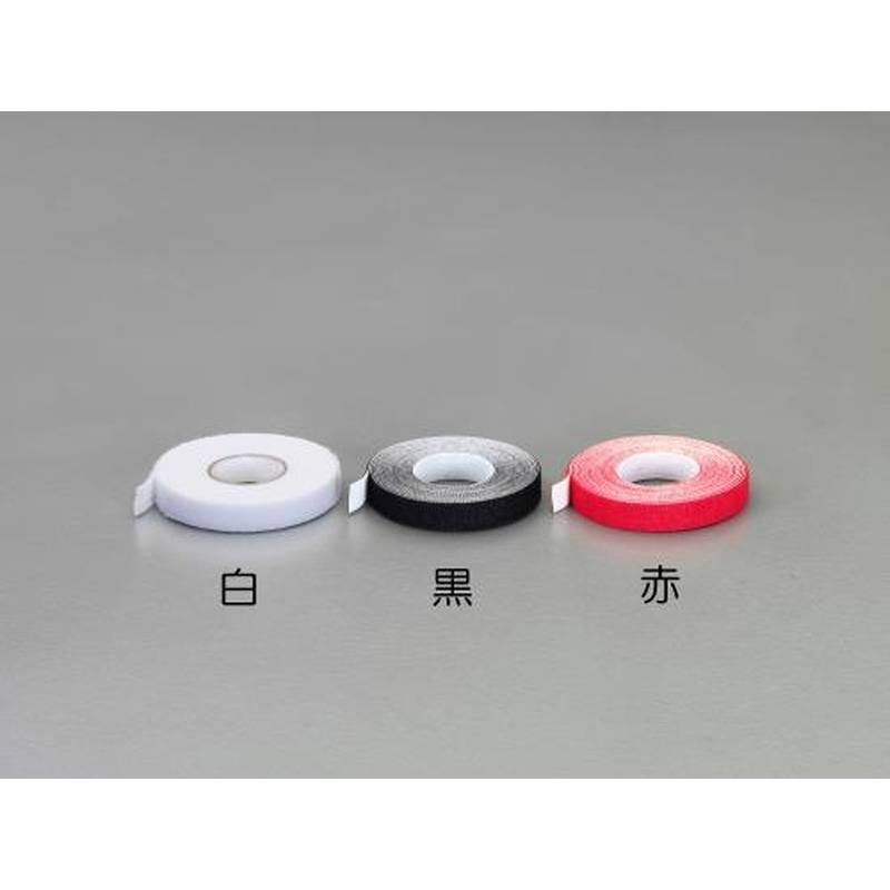 エスコ EA944MA-23 10mmx3.0m両面マジック結束バンド(超薄型/黒) 1個（ご注文単位1個）【直送品】