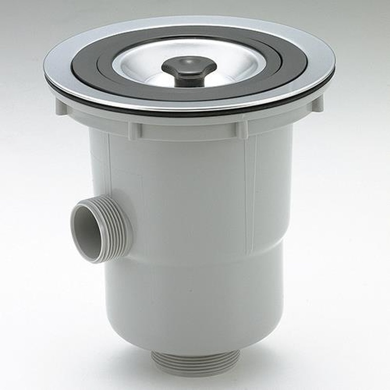 エスコ EA468D-72 G2”防臭排水トラップ(オーバーフロー付/樹脂製) 1個(ご注文単位1個)【直送品】