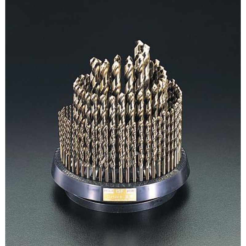 エスコ EA824BC 1.0-13mm/100本組ストレートドリル(Co-HSS) 1個（ご注文単位1個）【直送品】