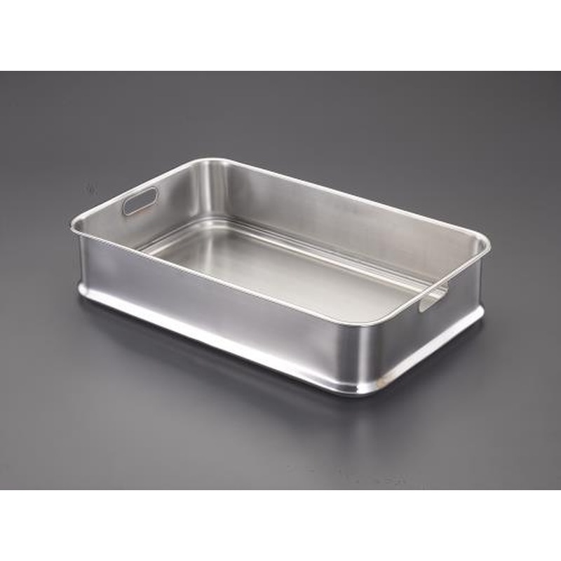 エスコ EA508SD 610x380x130mmトレー(ステンレス製) 1個（ご注文単位1個）【直送品】