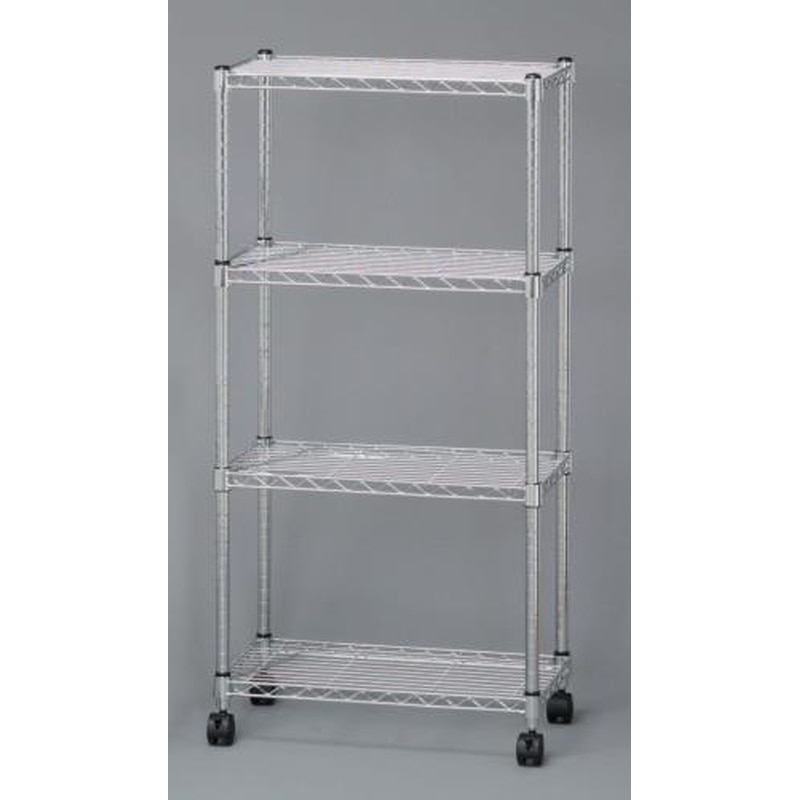 エスコ EA976AJ-85 610x360x1250mmメタルラック(キャスター付) 1個（ご注文単位1個）【直送品】