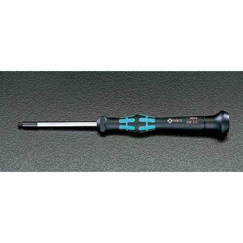 エスコ EA550MF-23 5/64”x60mm［Hexagon]ドライバー(精密用) 1個（ご注文単位1個）【直送品】