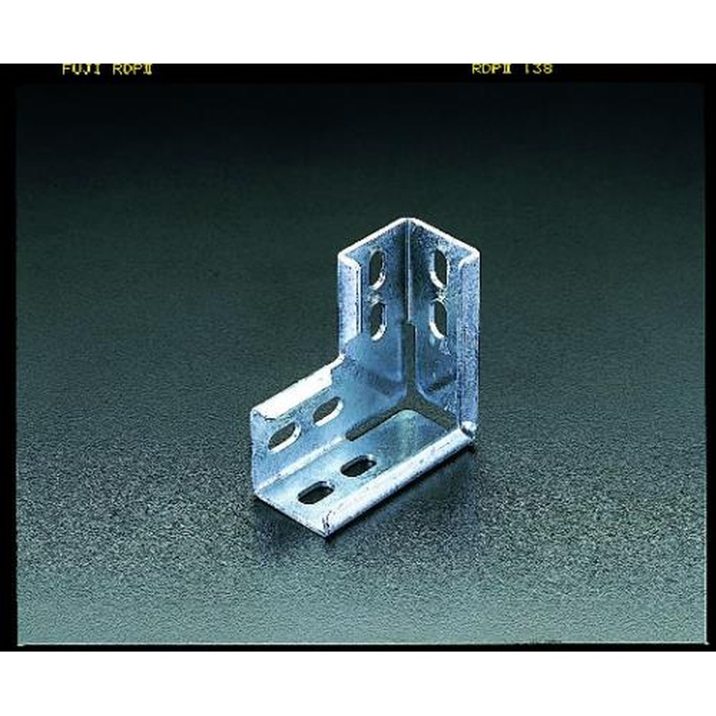 エスコ EA440AE-2 48x48x100x100mmアングル接続金具(ドブメッキ) 1個(ご注文単位1個)【直送品】