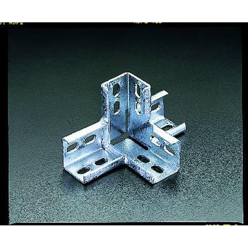 エスコ EA440AE-5 48x48x180x180mmアングル接続金具(ドブメッキ) 1個(ご注文単位1個)【直送品】