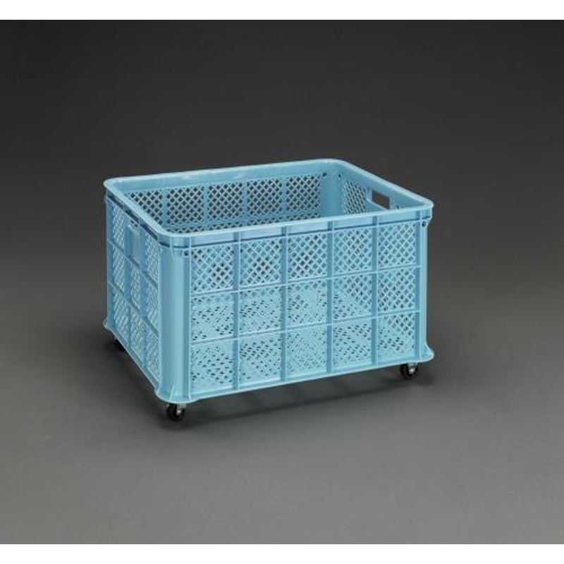 エスコ EA506AG-42 820x570x428mm/161Lコンテナ(キャスター付) 1個（ご注文単位1個）【直送品】