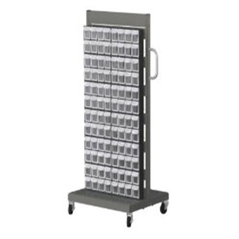 エスコ EA957FL-4 690x560x1460mm/8列12段マルチストールカート/片面 1個(ご注文単位1個)【直送品】