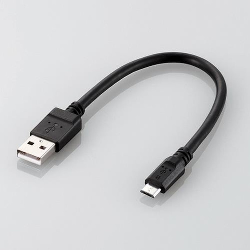 エスコ EA764AC-70 0.2m充電・通信ケーブル(急速充電対応) 1個(ご注文単位1個)【直送品】