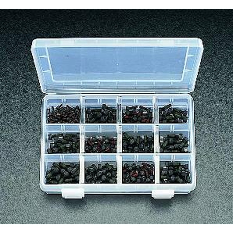 エスコ EA949DG M3-M8六角穴付ボルトセット(ゆるみ止め付) 1個（ご注文単位1個）【直送品】