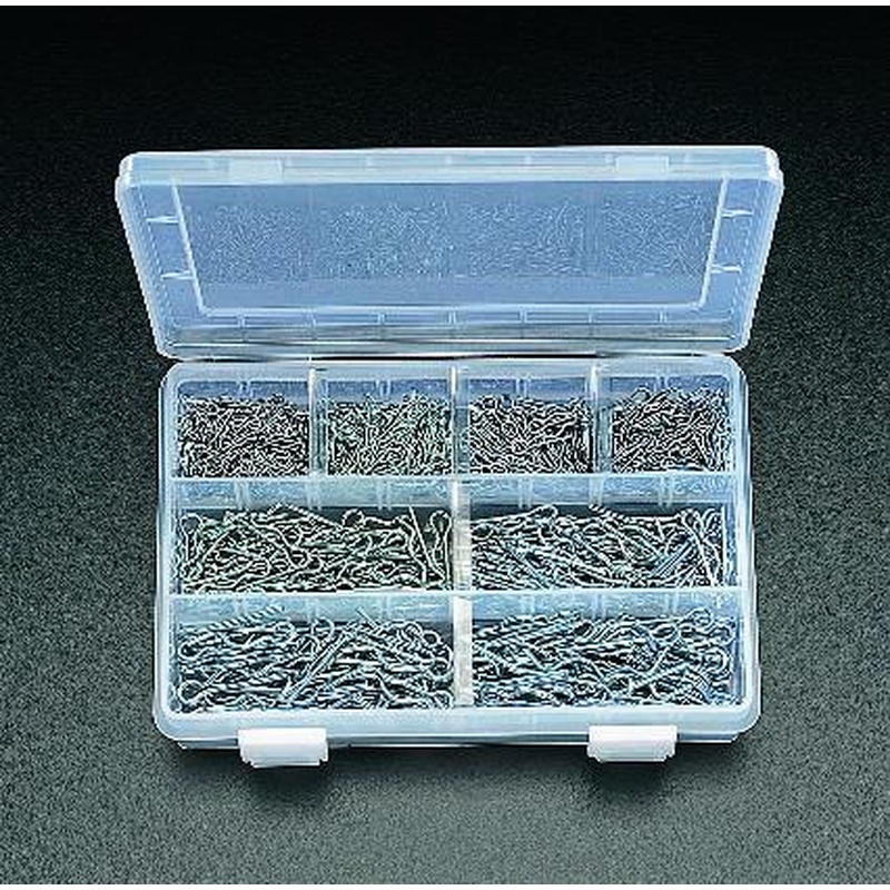 エスコ EA949WJ スナップピンセット(ユニクロメッキ) 1個（ご注文単位1個）【直送品】