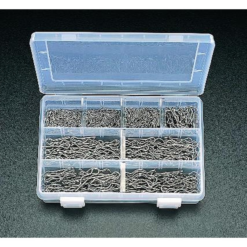 エスコ EA949WK スナップピンセット(ステンレス製) 1個（ご注文単位1個）【直送品】