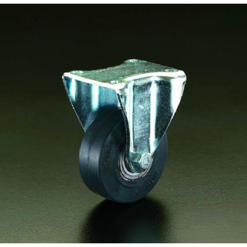 エスコ EA986HE-200 200mmキャスター(固定金具) 1個（ご注文単位1個）【直送品】