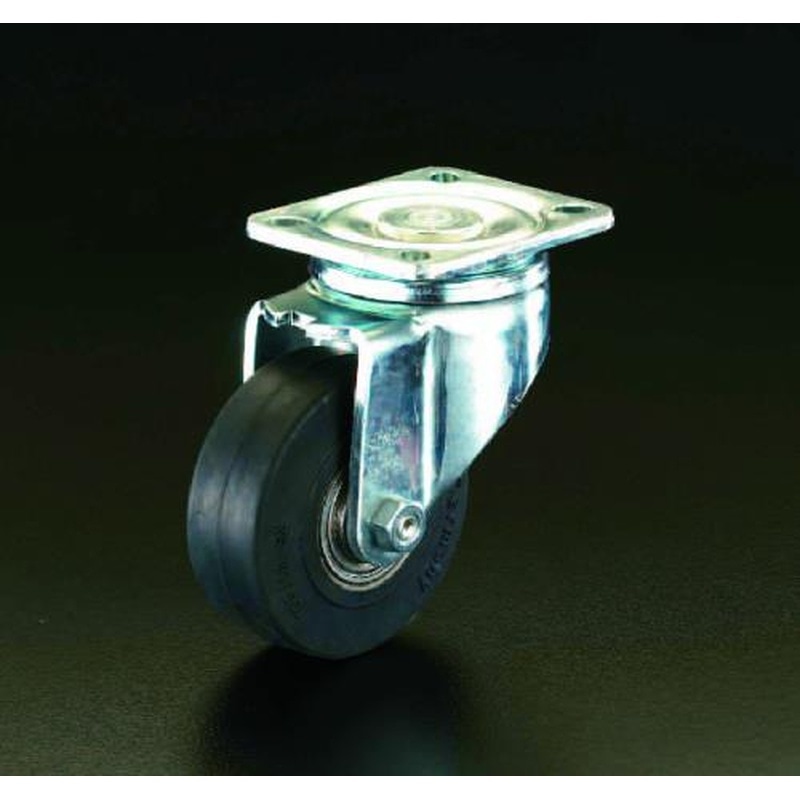 エスコ EA986HF-100 100mmキャスター(自在金具) 1個（ご注文単位1個）【直送品】