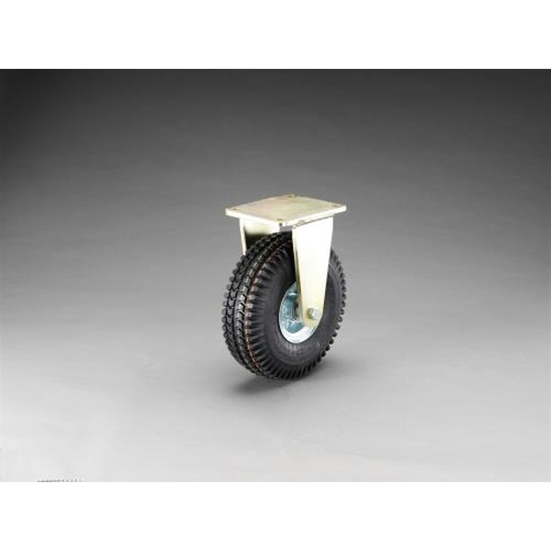 エスコ EA986KD-420 420mmキャスター(固定金具・空気入車輪) 1個(ご注文単位1個)【直送品】