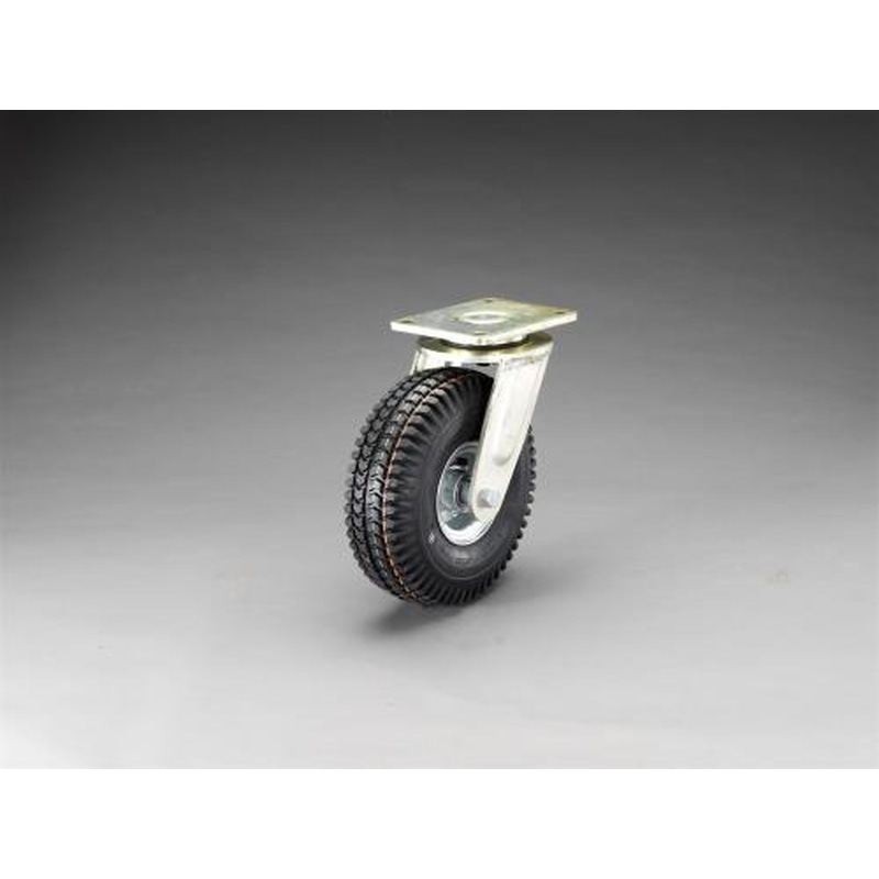 エスコ EA986KE-310 310mmキャスター(自在金具・空気入車輪) 1個(ご注文単位1個)【直送品】