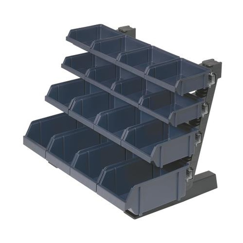 エスコ EA661C-16 500x360x388mm/4列4段パーツラック 1個（ご注文単位1個）【直送品】