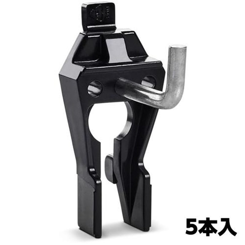 エスコ EA661CE-25 25mmシングルフック(5本) 1個(ご注文単位1個)【直送品】