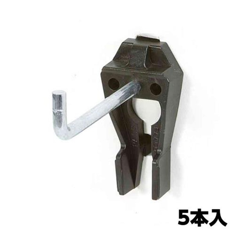 エスコ EA661CE-50 50mmシングルフック(5本) 1個(ご注文単位1個)【直送品】