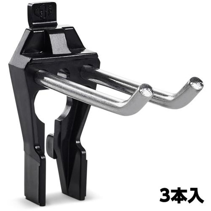 エスコ EA661CF-6 60mmダブルフック(3本) 1個(ご注文単位1個)【直送品】