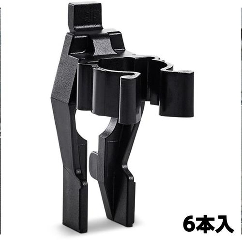 エスコ EA661CG-18 18mmスプリングクリップ(6個) 1個(ご注文単位1個)【直送品】