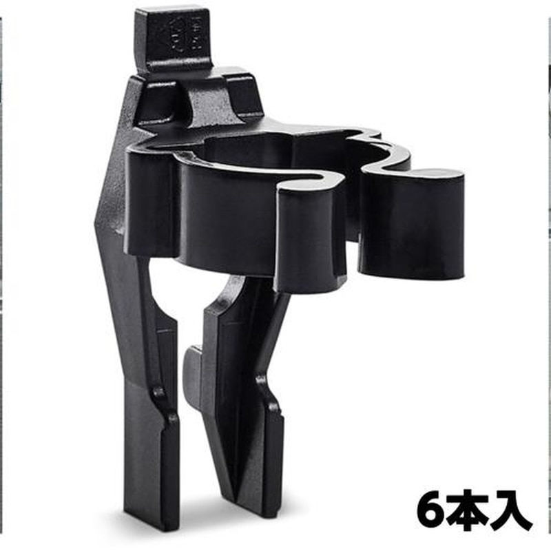 エスコ EA661CG-24 24mmスプリングクリップ(6個) 1個(ご注文単位1個)【直送品】