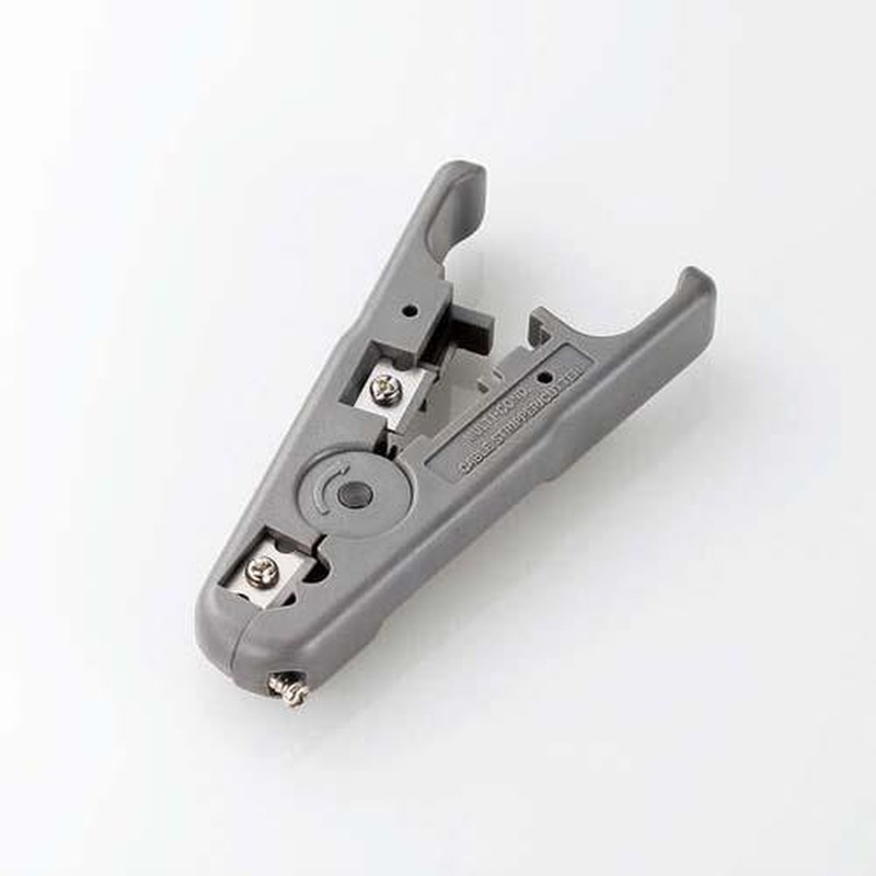 エスコ EA580A-10 3.2-9.5mmLANケーブル用ワイヤーストリッパー 1個(ご注文単位1個)【直送品】