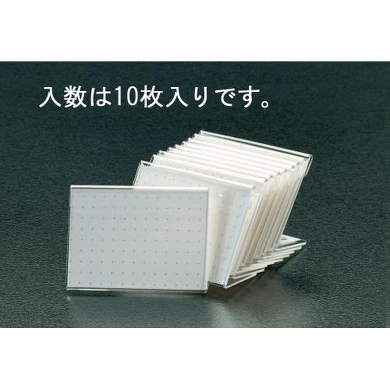 エスコ EA762GK-1 45x65mmカードホルダー(10個) 1個（ご注文単位1個）【直送品】