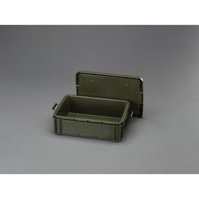 エスコ EA506LS-11 568x406x186mm道具箱(バックル付/OD色) 1個（ご注文単位1個）【直送品】