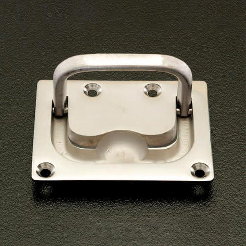 エスコ EA638BT-8 56.5x76mm埋込リフトハンドル(ステンレス製) 1個(ご注文単位1個)【直送品】