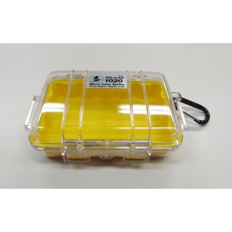 エスコ EA657-2C 135x90x43mm防水ケース(黄・クリア) 1個（ご注文単位1個）【直送品】