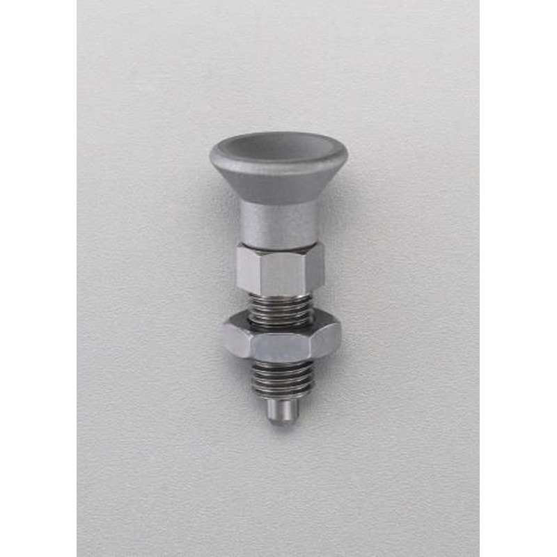 エスコ EA948DD-84 M16x8mm［ダブルナット]インデックスプランジャー 1個（ご注文単位1個）【直送品】