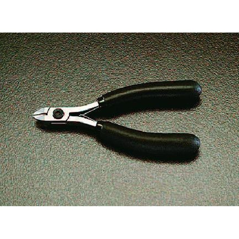 エスコ EA535TC-11 120mm精密用ニッパー(セミフラッシュ/ESD) 1個(ご注文単位1個)【直送品】