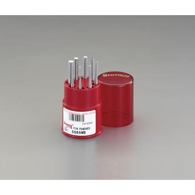 エスコ EA572CD-80 1/16”-5/16”/8本組ドライブピンポンチ 1個(ご注文単位1個)【直送品】