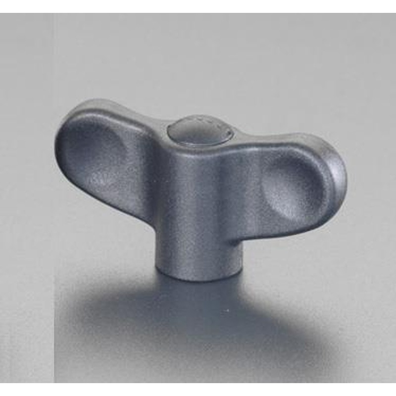 エスコ EA948BR-34 70mm/M8真鍮雌ねじノブ(ブラック) 1個（ご注文単位1個）【直送品】