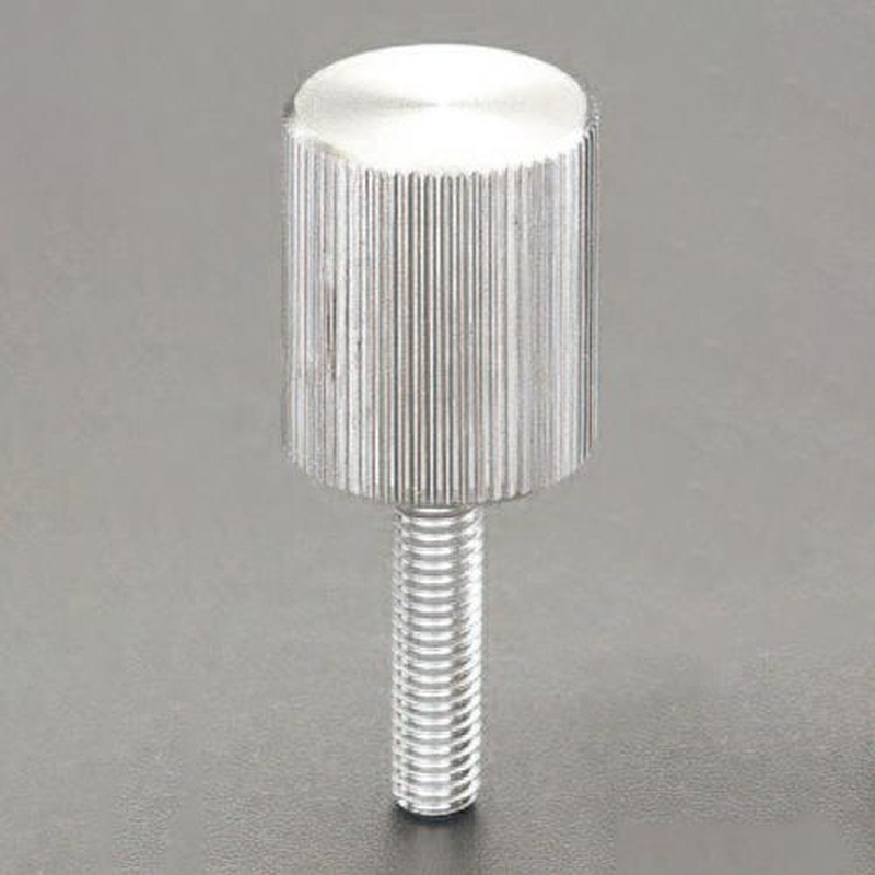 エスコ EA948BD-28 M6x20/φ20mm雄ねじノブ(ステンレス製) 1個（ご注文単位1個）【直送品】