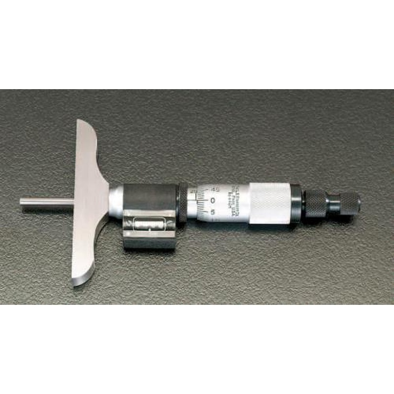 エスコ EA725FC-1 0-75mmデジタルデプスマイクロメーター 1個（ご注文単位1個）【直送品】